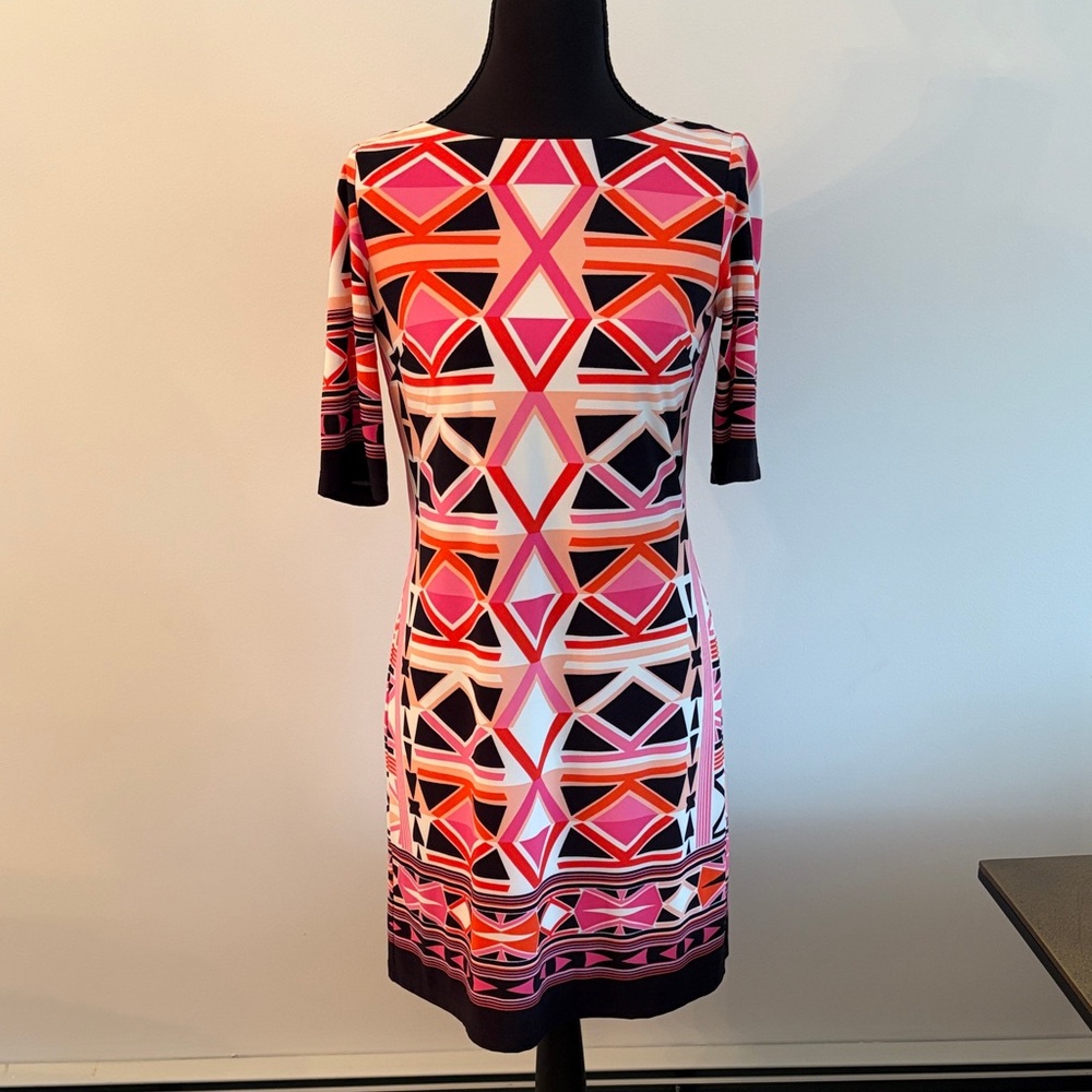 Geometric Patterned Dress - image 1